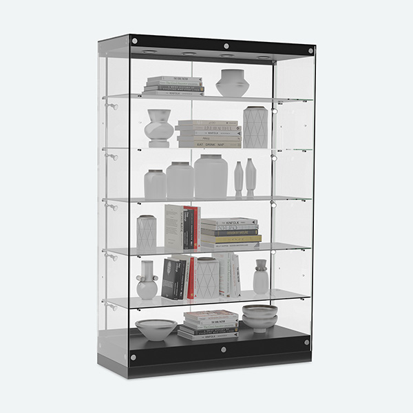 Locking display case for merchandise
